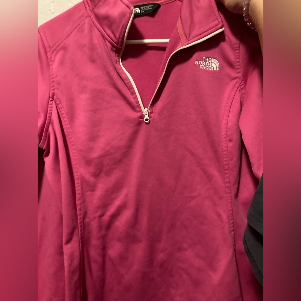 North face half zip sweatshirt